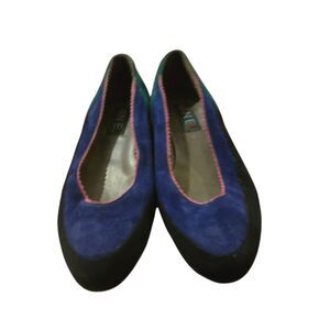 VTG Vaneli Size 9M Colorblock Flats Shoes Italy Maximalist 90's
